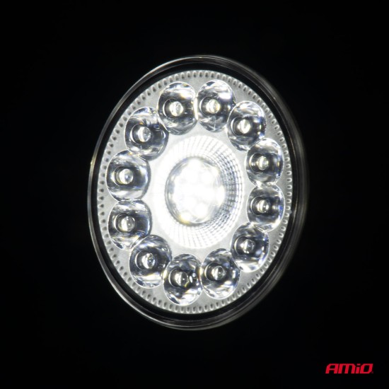 Amio - ΠΡΟΒΟΛΕΑΣ ΕΡΓΑΣΙΑΣ ΣΤΡΟΓΓΥΛΟΣ LED 96W 9-36V 9.600lm 6.500K AWL62 - 1 ΤΕΜ. (04203/AM)
