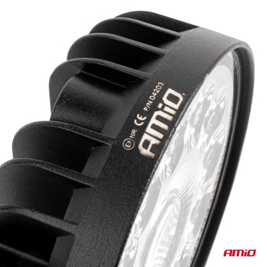 Amio - ΠΡΟΒΟΛΕΑΣ ΕΡΓΑΣΙΑΣ ΣΤΡΟΓΓΥΛΟΣ LED 96W 9-36V 9.600lm 6.500K AWL62 - 1 ΤΕΜ. (04203/AM)