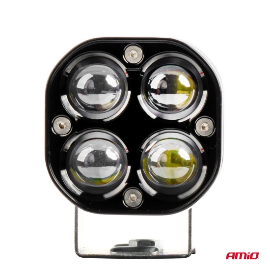 Amio - ΠΡΟΒΟΛΕΑΣ ΕΡΓΑΣΙΑΣ ΤΕΤΡΑΓΩΝΟΣ LED 20W 9-36V 4.000lm 6.500K AWL63 - 1 ΤΕΜ. (04204/AM)
