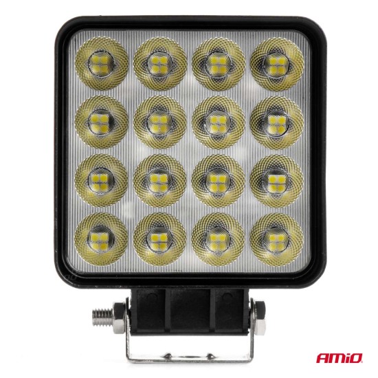 Amio - ΠΡΟΒΟΛΕΑΣ ΕΡΓΑΣΙΑΣ ΤΕΤΡΑΓΩΝΟΣ LED 192W 9-36V 12.000lm 6.500K AWL64 - 1 ΤΕΜ. (04205/AM)