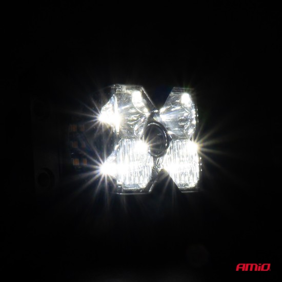 Amio - ΠΡΟΒΟΛΕΑΣ ΕΡΓΑΣΙΑΣ ΤΕΤΡΑΓΩΝΟΣ LED 60W 9-36V 6.000lm 6.500K AWL66 - 1 ΤΕΜ. (04207/AM)