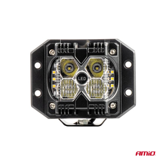 Amio - ΠΡΟΒΟΛΕΑΣ ΕΡΓΑΣΙΑΣ ΤΕΤΡΑΓΩΝΟΣ LED 60W 9-36V 6.000lm 6.500K AWL66 - 1 ΤΕΜ. (04207/AM)