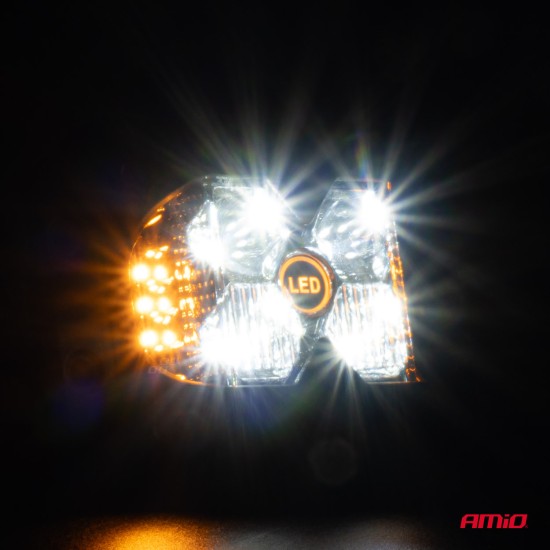 Amio - ΠΡΟΒΟΛΕΑΣ ΕΡΓΑΣΙΑΣ ΤΕΤΡΑΓΩΝΟΣ LED 60W 9-36V 6.000lm 6.500K 95x80x90mm AWL67 - 1 ΤΕΜ. (04208/AM)