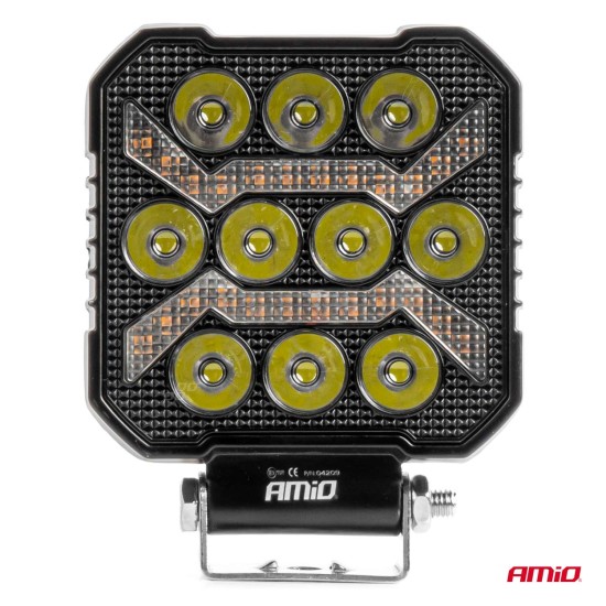 Amio - ΠΡΟΒΟΛΕΑΣ ΕΡΓΑΣΙΑΣ ΤΕΤΡΑΓΩΝΟΣ LED 54W 9-36V 10.000lm 6.500K 110x110x38mm AWL68 - 1 ΤΕΜ. (04209/AM)