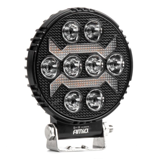 Amio - ΠΡΟΒΟΛΕΑΣ ΕΡΓΑΣΙΑΣ ΣΤΡΟΓΓΥΛΟΣ LED 54W 9-36V 10.000lm 6.500K AWL69 - 1 ΤΕΜ. (04210/AM)