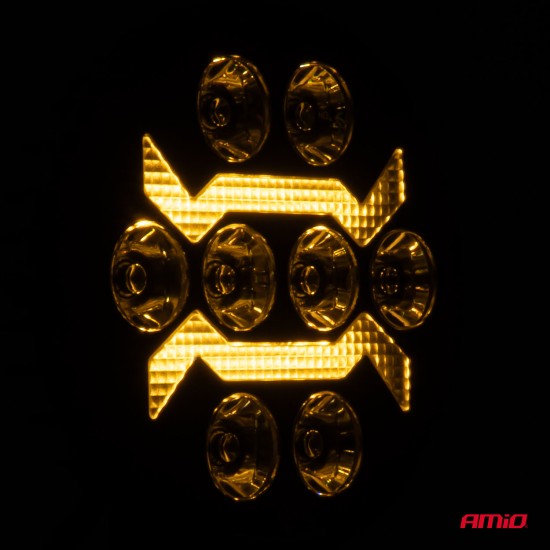 Amio - ΠΡΟΒΟΛΕΑΣ ΕΡΓΑΣΙΑΣ ΣΤΡΟΓΓΥΛΟΣ LED 54W 9-36V 10.000lm 6.500K AWL69 - 1 ΤΕΜ. (04210/AM)