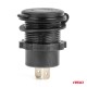 Amio - ΠΡΙΖΑ ΜΕ 2 ΘΥΡΕΣ USB-C ΚΑΙ ΚΑΠΑΚΙ 12/24V ΑΔΙΑΒΡΟΧΗ ΜΕ ΚΟΚΚΙΝΟ LED ΦΩΣ ΜΑΥΡΗ - 1 τεμ. (04223/AM)