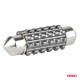 Amio - ΛΑΜΠΑΚΙΑ ΠΛΑΦΟΝΙΕΡΑΣ 36mm 12/24V C5W 5500K 12xSMD 2016 CAN-BUS FESTOON (ΛΕΥΚΟ) - 2 ΤΕΜ. (04236/AM)
