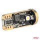 Amio - ΛΑΜΠΑΚΙΑ T10 W5W 12V/24V LED CAN-BUS 3xSMD 3838 ΛΕΥΚΟ 5500K - 2 ΤΕΜ. (04246/AM)