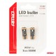 Amio - ΛΑΜΠΑΚΙΑ T10 W5W 12V/24V LED CAN-BUS 3xSMD 3838 ΛΕΥΚΟ 5500K - 2 ΤΕΜ. (04246/AM)
