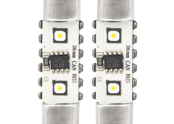 Amio - ΛΑΜΠΑΚΙΑ ΠΛΑΦΟΝΙΕΡΑΣ 36mm 12/24V C5W 5500K 12xSMD 3838 CAN-BUS FESTOON (ΛΕΥΚΟ) - 2 ΤΕΜ. (04248/AM)