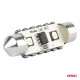 Amio - ΛΑΜΠΑΚΙΑ ΠΛΑΦΟΝΙΕΡΑΣ 36mm 12/24V C5W 5500K 12xSMD 3838 CAN-BUS FESTOON (ΛΕΥΚΟ) - 2 ΤΕΜ. (04248/AM)