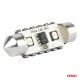 Amio - ΛΑΜΠΑΚΙΑ ΠΛΑΦΟΝΙΕΡΑΣ 39mm 12/24V C5W 5500K 12xSMD 3838 CAN-BUS FESTOON (ΛΕΥΚΟ) - 2 ΤΕΜ. (04249/AM)