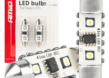 Amio - ΛΑΜΠΑΚΙΑ ΠΛΑΦΟΝΙΕΡΑΣ 41mm 12/24V C5W 5500K 12xSMD 3838 CAN-BUS FESTOON (ΛΕΥΚΟ) - 2 ΤΕΜ. (04250/AM)