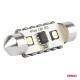 Amio - ΛΑΜΠΑΚΙΑ ΠΛΑΦΟΝΙΕΡΑΣ 41mm 12/24V C5W 5500K 12xSMD 3838 CAN-BUS FESTOON (ΛΕΥΚΟ) - 2 ΤΕΜ. (04250/AM)