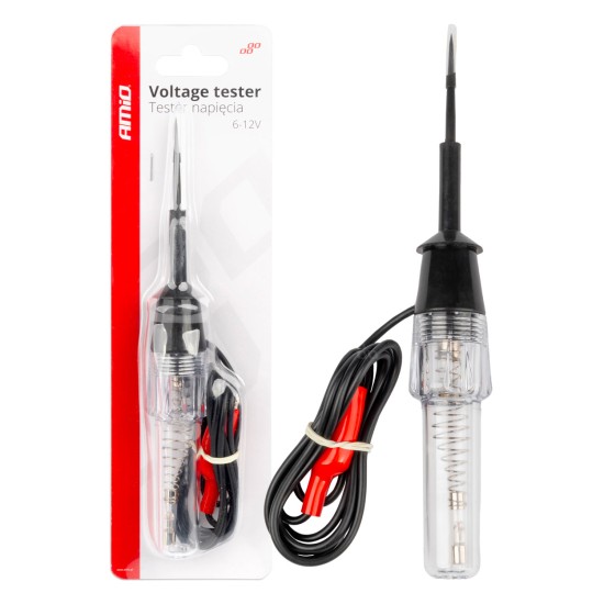 Amio - ΔΟΚΙΜΑΣΤΙΚΟ ΜΕΤΑΛΛΙΚΟ ΚΑΤΣΑΒΙΔΙ 6/24V (ΑΚΙΔΑ) ΜΕ ΚΑΛΩΔΙΟ ΚΑΙ ΚΡΟΚΟΔΕΙΛΑΚΙ - 1 ΤΕΜ. (04272/AM)