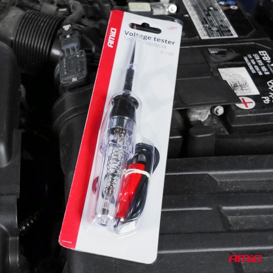 Amio - ΔΟΚΙΜΑΣΤΙΚΟ ΜΕΤΑΛΛΙΚΟ ΚΑΤΣΑΒΙΔΙ 6/24V (ΑΚΙΔΑ) ΜΕ ΚΑΛΩΔΙΟ ΚΑΙ ΚΡΟΚΟΔΕΙΛΑΚΙ - 1 ΤΕΜ. (04272/AM)