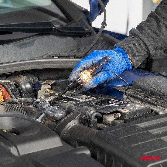 Amio - ΔΟΚΙΜΑΣΤΙΚΟ ΜΕΤΑΛΛΙΚΟ ΚΑΤΣΑΒΙΔΙ 6/24V (ΑΚΙΔΑ) ΜΕ ΚΑΛΩΔΙΟ ΚΑΙ ΚΡΟΚΟΔΕΙΛΑΚΙ - 1 ΤΕΜ. (04272/AM)