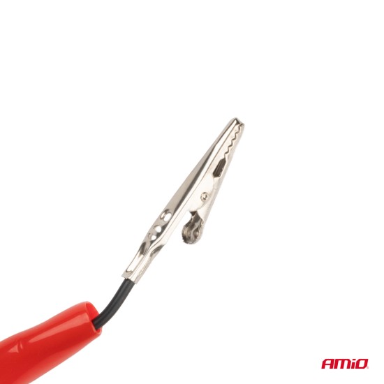 Amio - ΔΟΚΙΜΑΣΤΙΚΟ ΜΕΤΑΛΛΙΚΟ ΚΑΤΣΑΒΙΔΙ 6/24V (ΑΚΙΔΑ) ΜΕ ΚΑΛΩΔΙΟ ΚΑΙ ΚΡΟΚΟΔΕΙΛΑΚΙ - 1 ΤΕΜ. (04272/AM)