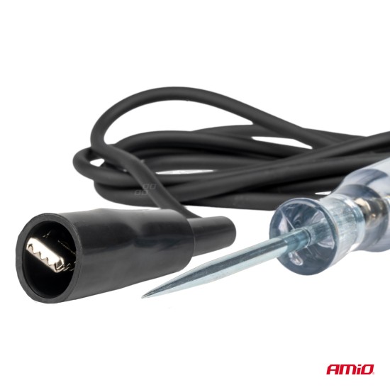 Amio - ΔΟΚΙΜΑΣΤΙΚΟ ΚΑΤΣΑΒΙΔΙ 6/24V (ΑΚΙΔΑ) HEAVY DUTY ΜΕ ΚΑΛΩΔΙΟ ΚΑΙ ΚΡΟΚΟΔΕΙΛΑΚΙ - 1 ΤΕΜ. (04273/AM)