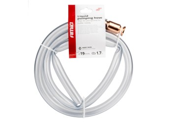 Amio - ΛΑΣΤΙΧΟ ΑΝΑΡΡΟΦΗΣΗΣ ΚΑΥΣΙΜΟΥ & ΥΓΡΩΝ ΑΣΦΑΛΕΙΑΣ (ΚΛΕΦΤΗΣ ΒΕΝΖΙΝΗΣ) ΜΕ ΣΤΟΜΙΟ ΧΑΛΚΟΥ 1,7m Φ19mm - 1 Τεμ. (04280/AM)