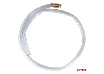 Amio - ΛΑΣΤΙΧΟ ΑΝΑΡΡΟΦΗΣΗΣ ΚΑΥΣΙΜΟΥ & ΥΓΡΩΝ ΑΣΦΑΛΕΙΑΣ (ΚΛΕΦΤΗΣ ΒΕΝΖΙΝΗΣ) ΜΕ ΣΤΟΜΙΟ ΧΑΛΚΟΥ 1,7m Φ19mm - 1 Τεμ. (04280/AM)