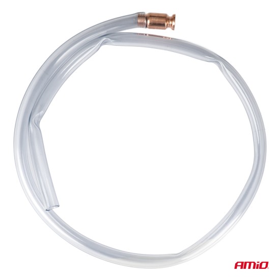 Amio - ΛΑΣΤΙΧΟ ΑΝΑΡΡΟΦΗΣΗΣ ΚΑΥΣΙΜΟΥ & ΥΓΡΩΝ ΑΣΦΑΛΕΙΑΣ (ΚΛΕΦΤΗΣ ΒΕΝΖΙΝΗΣ) ΜΕ ΣΤΟΜΙΟ ΧΑΛΚΟΥ 1,7m Φ19mm - 1 Τεμ. (04280/AM)