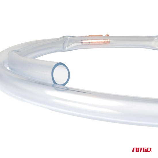 Amio - ΛΑΣΤΙΧΟ ΑΝΑΡΡΟΦΗΣΗΣ ΚΑΥΣΙΜΟΥ & ΥΓΡΩΝ ΑΣΦΑΛΕΙΑΣ (ΚΛΕΦΤΗΣ ΒΕΝΖΙΝΗΣ) ΜΕ ΣΤΟΜΙΟ ΧΑΛΚΟΥ 1,7m Φ19mm - 1 Τεμ. (04280/AM)