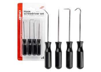 Amio - ΚΑΤΣΑΒΙΔΙΑ ΓΑΝΤΖΟΙ (ΣΟΥΒΛΙΑ) ΓΙΑ ΑΦΑΙΡΕΣΗ ΠΑΛΙΩΝ ΦΛΑΝΤΖΩΝ/ΤΣΙΜΟΥΧΕΣ ΜΑΥΡΟ ΧΡΩΜΑ - 4 ΤΕΜ. (04281/AM)