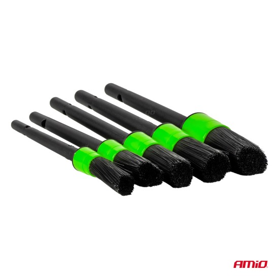 Amio - ΒΟΥΡΤΣΕΣ ΚΑΘΑΡΙΣΜΟΥ ΚΑΙ ΓΥΑΛΙΣΜΑΤΟΣ ΣΕΤ 21ΤΕΜ ΓΙΑ ΔΡΑΠΑΝΟ ΣΕ ΤΣΑΝΤΑ ΠΡΑΣΙΝΟ ΧΡΩΜΑ - 21 Τεμ. (04330/AM)