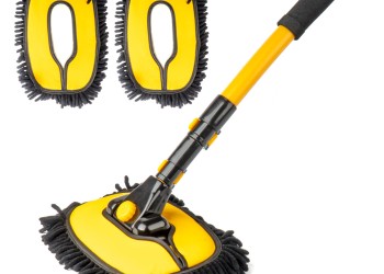 Amio - ΒΟΥΡΤΣΑ ΚΑΘΑΡΙΣΜΟΥ ΜΕ ΤΗΛΕΣΚΟΠΙΚΟ ΚΟΝΤΑΡΙ 46-100cm & 3 ΠΑΝΑΚΙΑ ΚΑΘΑΡΙΣΜΟΥ ΜΙΚΡΟΦΙΜΠΡΑ - 1 ΤΕΜ. (04333/AM)