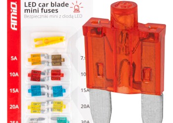 Amio - ΑΣΦΑΛΕΙΕΣ MINI BLADE (ΜΑΧΑΙΡΩΤΕΣ) & ΕΡΓΑΛΕΙΟ ΑΦΑΙΡΕΣΗΣ ΚΑΡΤΕΛΑ (5A/10A/15A/ 20A/25A) -10 ΤΕΜ. (04340/AM)