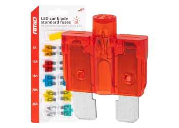 Amio - ΑΣΦΑΛΕΙΕΣ STANDARD BLADE (ΜΑΧΑΙΡΩΤΕΣ) & ΕΡΓΑΛΕΙΟ ΑΦΑΙΡΕΣΗΣ ΚΑΡΤΕΛΑ (5A/10A/15A/ 20A/25A) 10ΤΕΜ. (04341/AM)