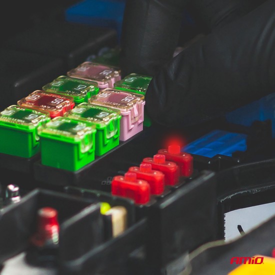 Amio - ΑΣΦΑΛΕΙΕΣ STANDARD BLADE (ΜΑΧΑΙΡΩΤΕΣ) & ΕΡΓΑΛΕΙΟ ΑΦΑΙΡΕΣΗΣ ΚΑΡΤΕΛΑ (5A/10A/15A/ 20A/25A) 10ΤΕΜ. (04341/AM)