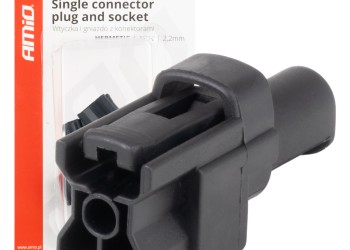 Amio - ΦΙΣΑ ΣΥΝΔΕΣΗΣ ΜΕ ΥΠΟΔΟΧΗ 1 PIN Φ2,2mm ΑΔΙΑΒΡΟΧΗ - 1 τεμ. (04345/AM)