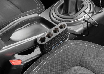 Amio - ΑΝΤΑΠΤΟΡΑΣ ΑΝΑΠΤΗΡΑ 12/24V 120W ΜΑΥΡΟΣ - 4 ΘΕΣΕΙΣ - 2xUSB-A + 1xUSB-C - ΚΑΛΩΔΙΟ 80cm - 1 Τεμ. (04367/AM)