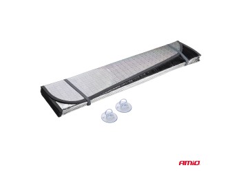 Amio - ΗΛΙΟΠΡΟΣΤΑΣΙΑ ΕΣΩΤΕΡΙΚΗ ΑΣΗΜΙ ΜΕ ΒΕΝΤΟΥΖΕΣ 150x80cm - 1 ΤΕΜ. (04375/AM)