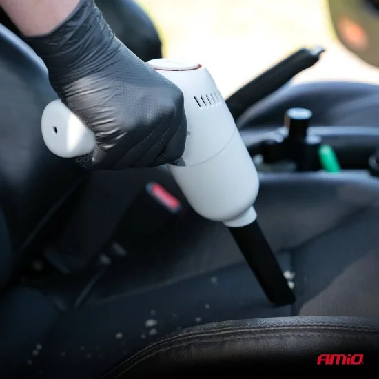 Amio - Ασύρματη Ηλεκτρική Σκούπα Αυτοκινήτου VC-07 40W 4,5 kPa με Φίλτρο HEPA – USB-C - 1 Τεμ. (04415/AM)