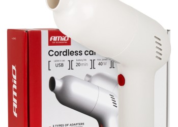 Amio - Ασύρματη Ηλεκτρική Σκούπα Αυτοκινήτου VC-07 40W 4,5 kPa με Φίλτρο HEPA – USB-C - 1 Τεμ. (04415/AM)