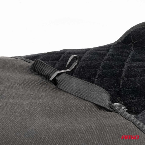 Amio - Κάλυμμα Καθίσματος Αντιιδρωτικό με Χάντρες & Στήριξη Μέσης 45×120cm Μαύρο – Universal CSM-16 - 1 Τεμ. (04429/AM)