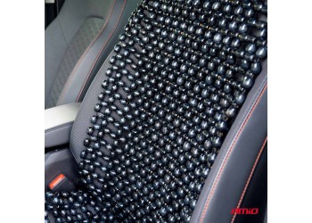 Amio – Κάλυμμα Καθίσματος Αντιιδρωτικό με Χάντρες 44×106cm Μαύρο – Universal CSM-18 - 1 Τεμ. (04431/AM)