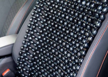 Amio – Κάλυμμα Καθίσματος Αντιιδρωτικό με Χάντρες 44×106cm Μαύρο – Universal CSM-18 - 1 Τεμ. (04431/AM)