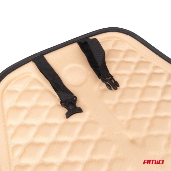 Amio – Προστατευτικό Κάλυμμα Καθίσματος Αυτοκινήτου 48×109cm Μαύρο – Universal CSM-19 - 1 Τεμ. (04432/AM)