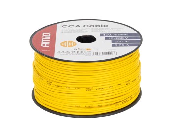 Amio - Καλώδιο Ηχείων CCA 1×0,75mm² 100m – 3,75A / 12-230V - 1 τεμ. (04447/AM)