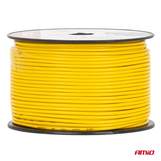 Amio - Μονόκλωνο Καλώδιο Εγκατάστασης CCA 1×1mm² 100m – 5A / 12-230V - 1 τεμ. (04448/AM)