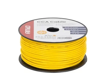 Amio -  Μονόκλωνο Καλώδιο Εγκατάστασης CCA 1×1,5mm² 50m – 7,5A / 12-230V - 1 τεμ. (04449/AM)