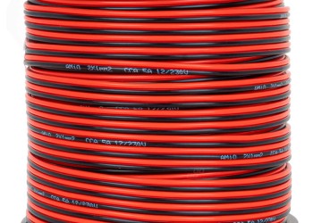 Amio - Δίδυμο Καλώδιο Ηχείων CCA 2×1mm² 100m - 1 τεμ. (04458/AM)