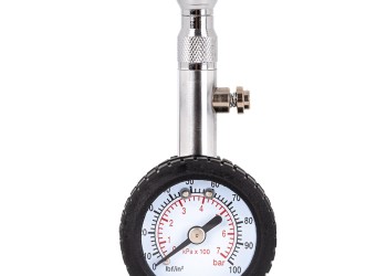 Amio - Μηχανικό μανόμετρο πίεσης ελαστικών 7 bar με περιστρεφόμενη κεφαλή και βαλβίδα εκτόνωσης – Αναλογικό υψηλής ακρίβειας - 1 τεμ. (04469/AM)