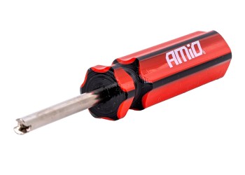 Amio - Εργαλείο Αφαίρεσης & Τοποθέτησης Βαλβίδας Ελαστικών (Valve Core Tool) – Για Αυτοκίνητα, Μοτοσυκλέτες & Ποδήλατα - 1 τεμ. (04470/AM)