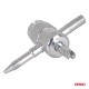 Amio - Πολυεργαλείο Βαλβίδας Ελαστικών 4-σε-1 (4-Way Valve Tool) – Για Αυτοκίνητα, Μοτοσυκλέτες & Ποδήλατα - 1 τεμ. (04471/AM)